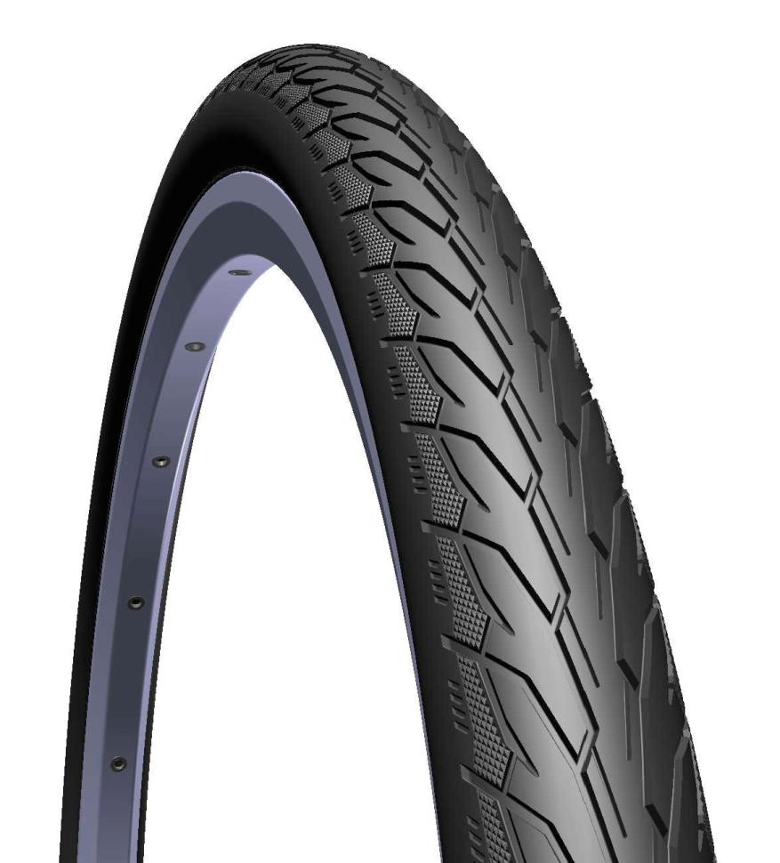Покрышка 700x40C (42-622) Rubena (Mitas) FLASH V66 Classic, черная
