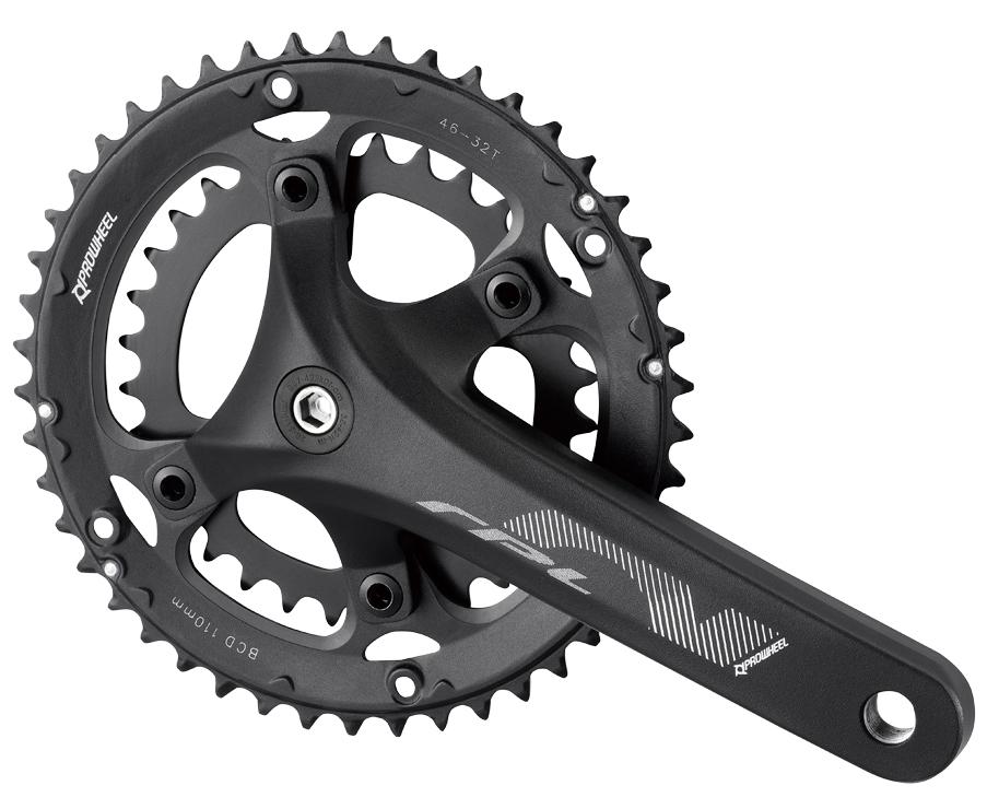 Комплект шатунов PROWHEEL RPL-521, (9S / 8S), 170mm, 48T/32T black