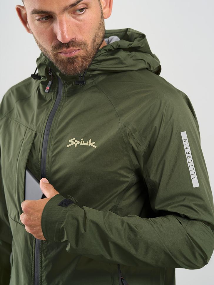Куртка Spiuk All Terrain Waterproof мужская зеленая 3XL
