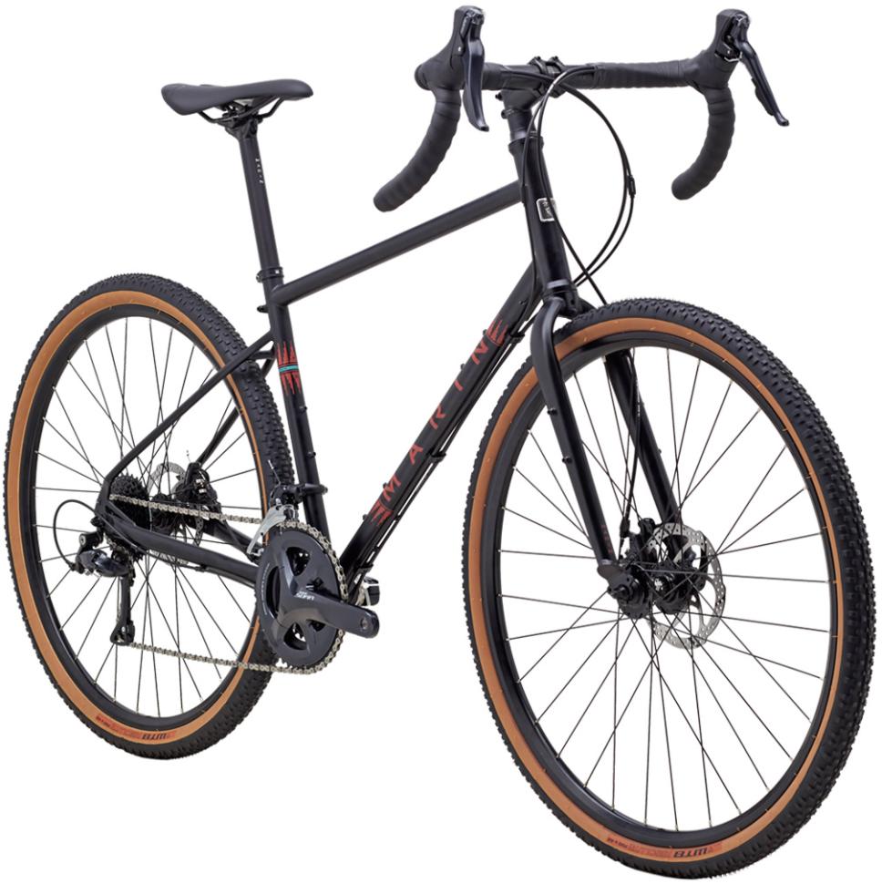 Велосипед 28" Marin FOUR CORNERS рама - L 2023 Satin Black/Red