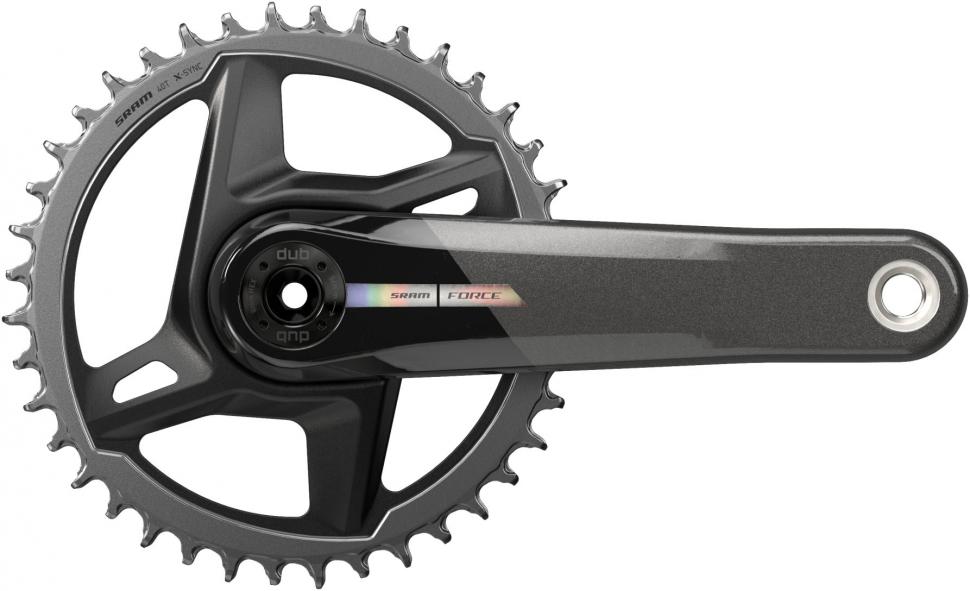 Комплект шатунов Sram FORCE 1 DUB, 175мм, 38Т, черные (OEM)