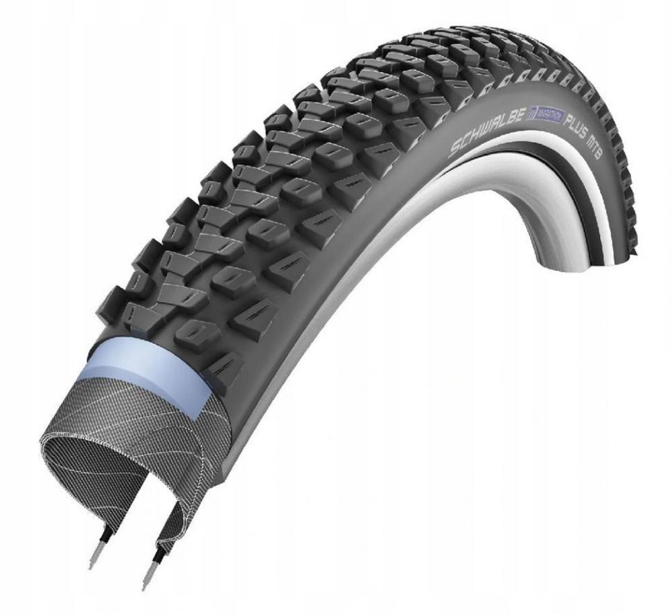 Покрышка 27.5x2.25 650B (57-584) Schwalbe MARATHON PLUS MTB S-Guard B/B+RT HS468 DC, 67EPI 36B