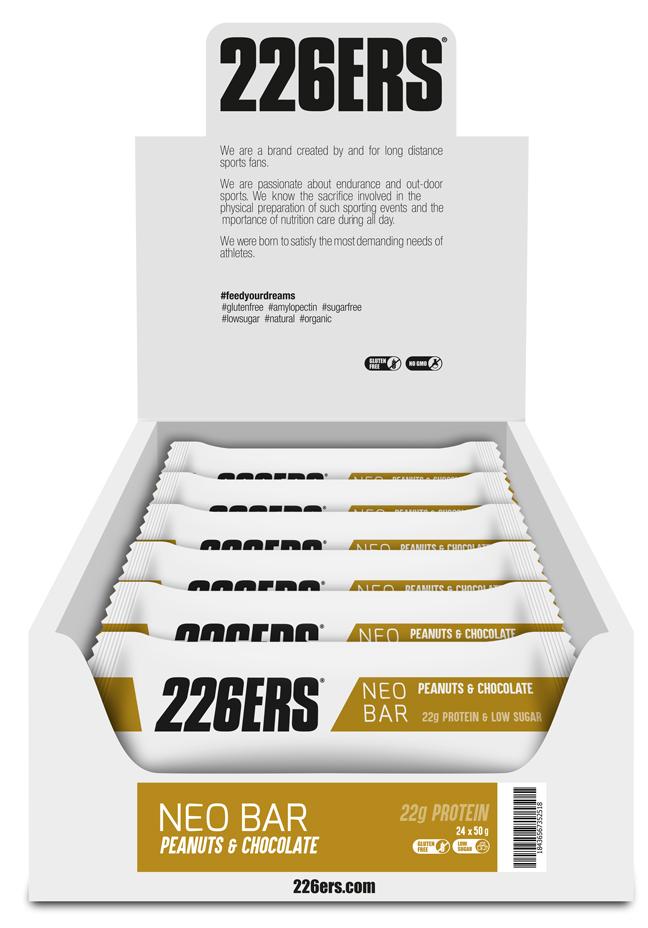 Батончик 226ERS Neo Protein арахис/шоколад 50г 24шт/уп 1200г