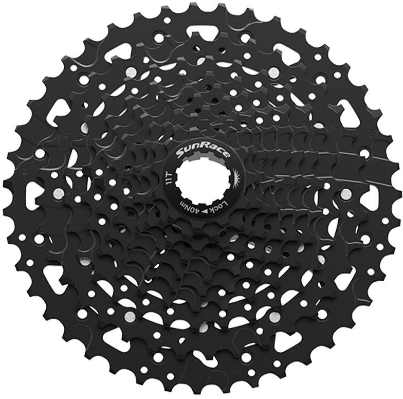 Кассета 10-k 11-43T SUN RACE US400, черная
