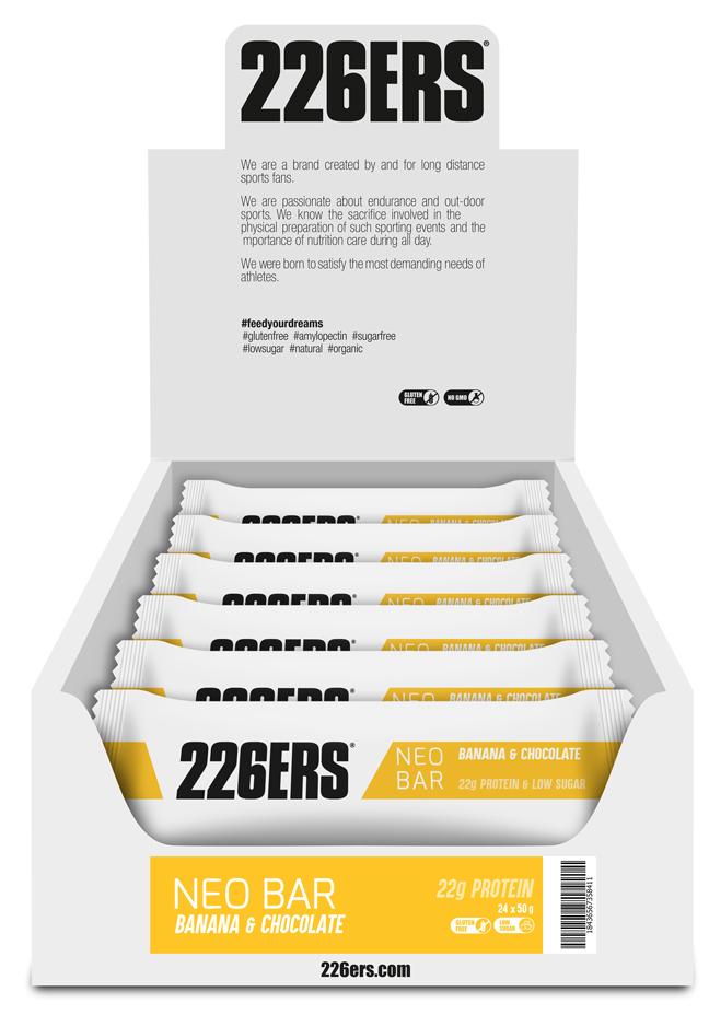 Батончик 226ERS Neo Protein банан/шоколад 50г 24шт/уп 1200г