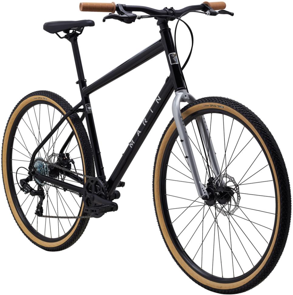 Велосипед 28" Marin KENTFIELD 1 рама - L 2024 Gloss Black/Chrome