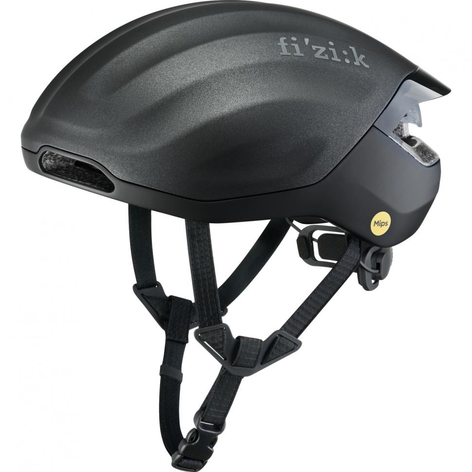Шлем Fizik Kudo Aero MiPS с мигалкой черный размер М (56-59 см)