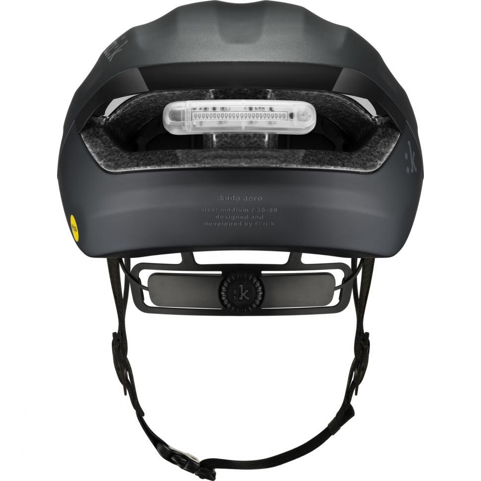 Шлем Fizik Kudo Aero MiPS с мигалкой черный размер М (56-59 см)