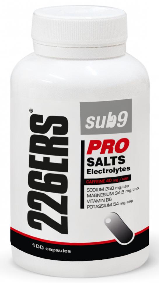 Солевые таблетки 226ERS Sub9 Pro Electrolytes c кофеином 100капсул/уп