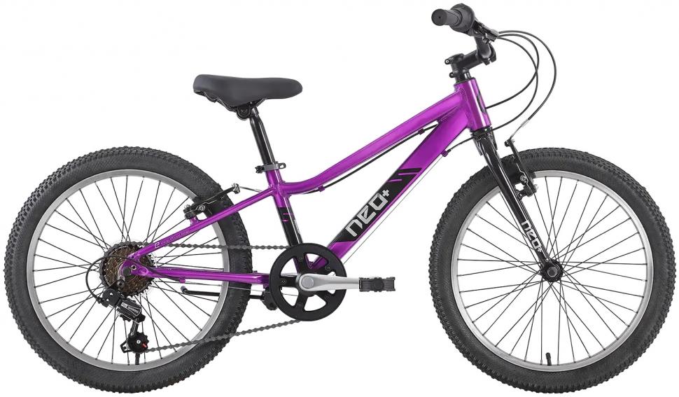 Велосипед 20" Apollo NEO 6s girls Chrome Purple