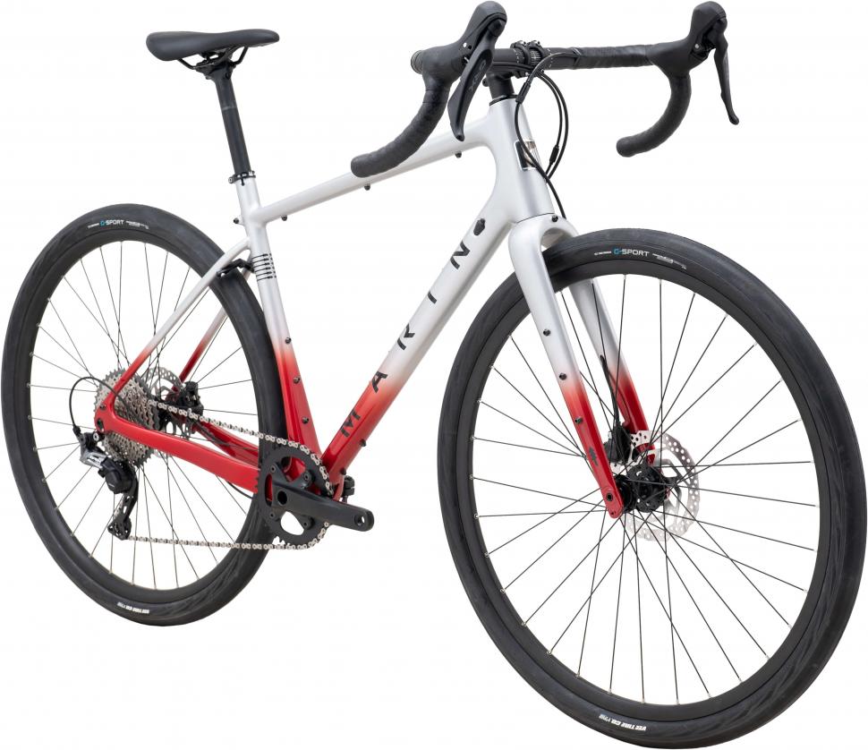Велосипед 28" Marin Headlands 1 рама - 56см 2024 Gloss Chrome/Chrome Red/Black