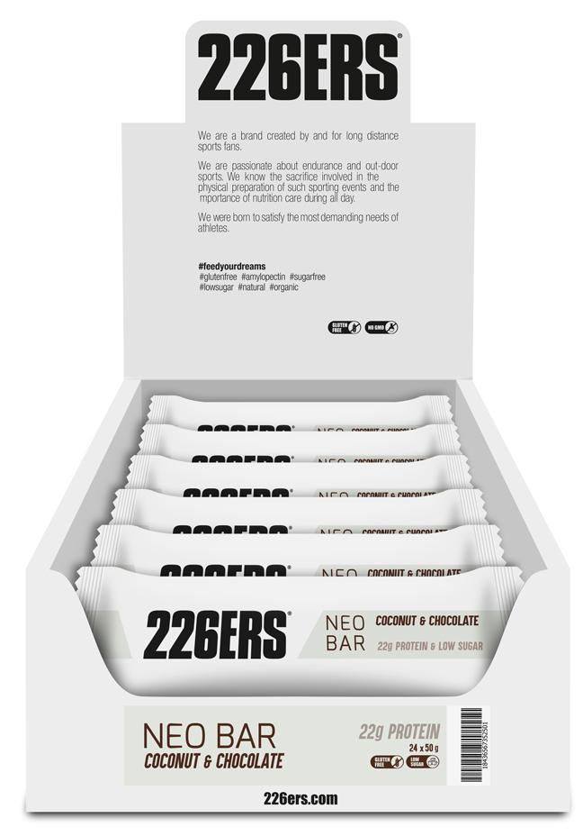 Батончик 226ERS Neo Protein кокос/шоколад 50г 24шт/уп 1200г