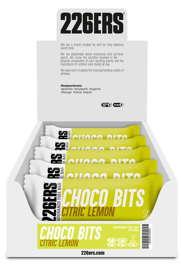 Батончик 226ERS Endurance Fuel Choco bits Energy лимон 24шт/уп 1440г