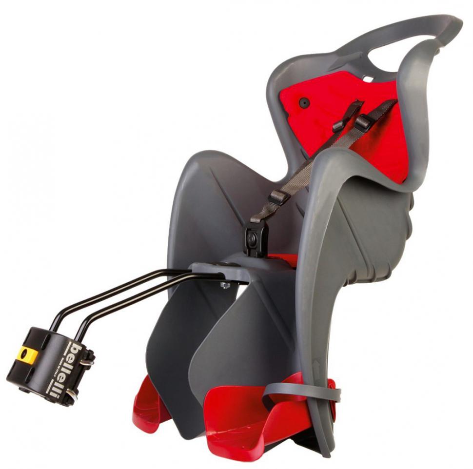 Сиденье задн. Bellelli Mr Fox Standart B-fix до 22кг, темно-серое...