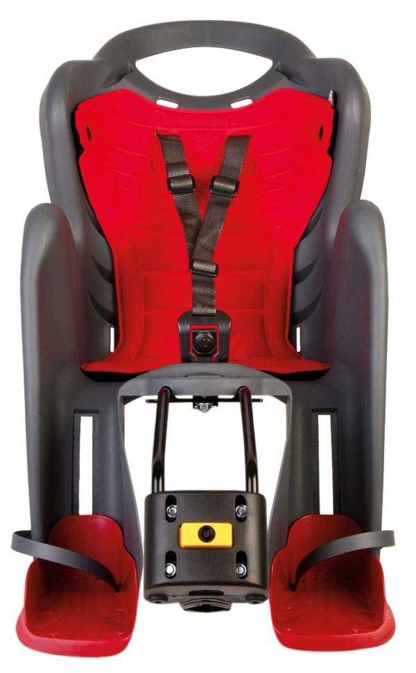 Сиденье задн. Bellelli Mr Fox Standart B-fix до 22кг, темно-серое серебристое Сиденье задн. Bellelli Mr Fox Standart B-fix до 22кг, темно-серое серебристое