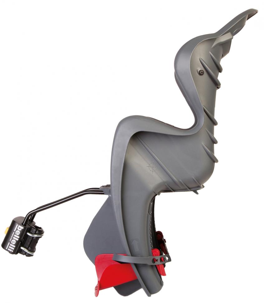 Сиденье задн. Bellelli Mr Fox Standart B-fix до 22кг, темно-серое серебристое Сиденье задн. Bellelli Mr Fox Standart B-fix до 22кг, темно-серое серебристое