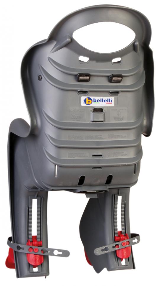 Сиденье задн. Bellelli Mr Fox Standart B-fix до 22кг, темно-серое серебристое Сиденье задн. Bellelli Mr Fox Standart B-fix до 22кг, темно-серое серебристое