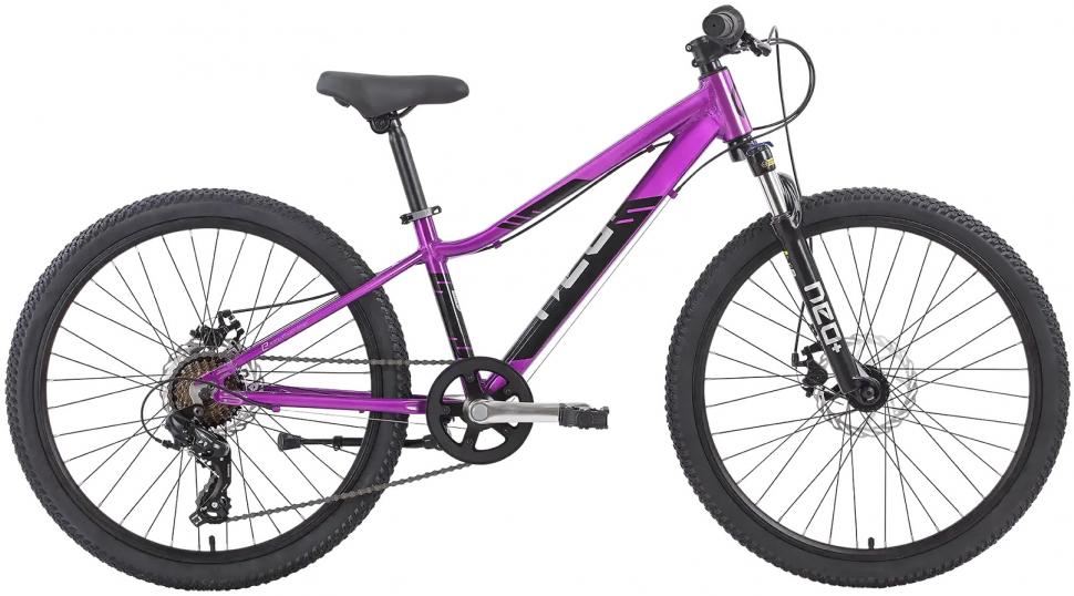 Велосипед 24" Apollo NEO Disc+ 7s girls Chrome Purple