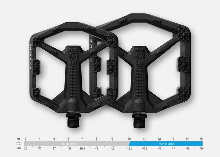 Педали Crankbrothers STAMP 0, размер L (43-49 eu), черные Педали Crankbrothers STAMP 0, размер L (43-49 eu), черные