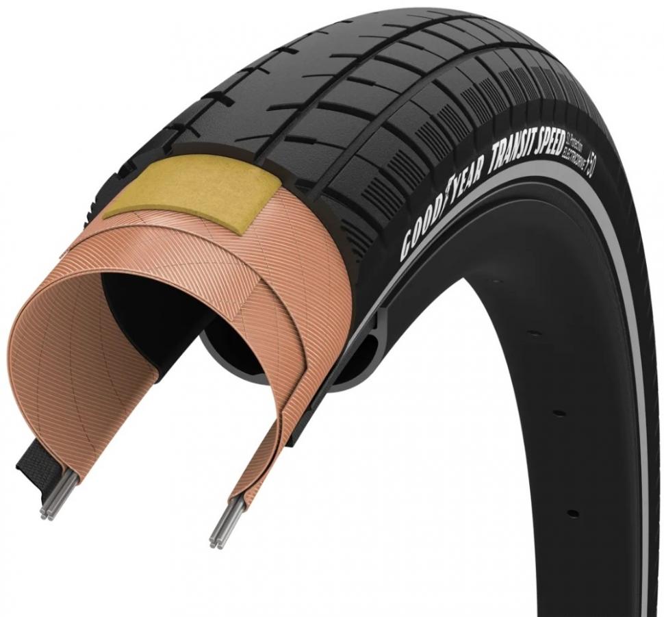 Покрышка 700x30 (30-622) GoodYear Transit Speed S1:Protection,...