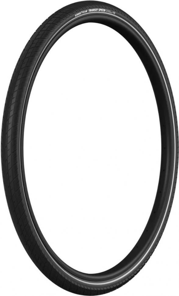 Покрышка 700x30 (30-622) GoodYear Transit Speed S1:Protection, Wire, Black + reflective strips, 60tpi Покрышка 700x30 (30-622) GoodYear Transit Speed S1:Protection, Wire, Black + reflective strips, 60tpi