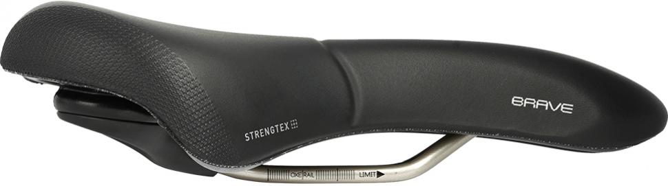 Седло Selle Royal Brave Moderate Black Strengtex Седло Selle Royal Brave Moderate Black Strengtex