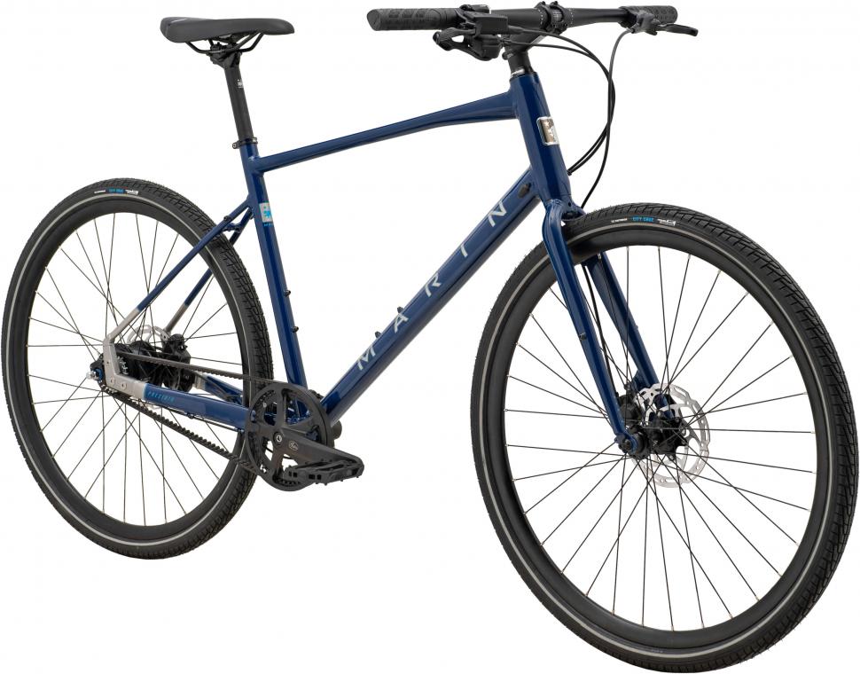 Велосипед 28" Marin Presidio 3 рама - XL 2025 Gloss Navy/Dark Silver/Silver Cyan