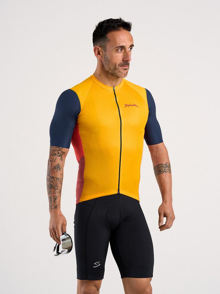 Джерси Spiuk Searchers кор рукав мужское желтое XXL