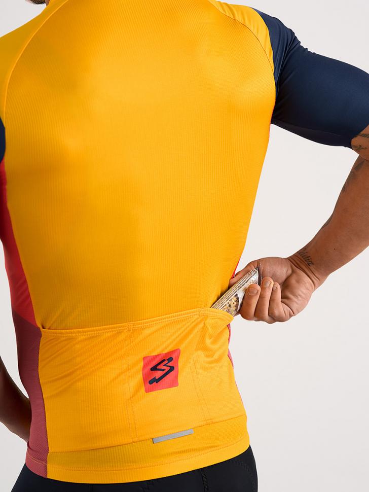 Джерси Spiuk Searchers кор рукав мужское желтое XXL