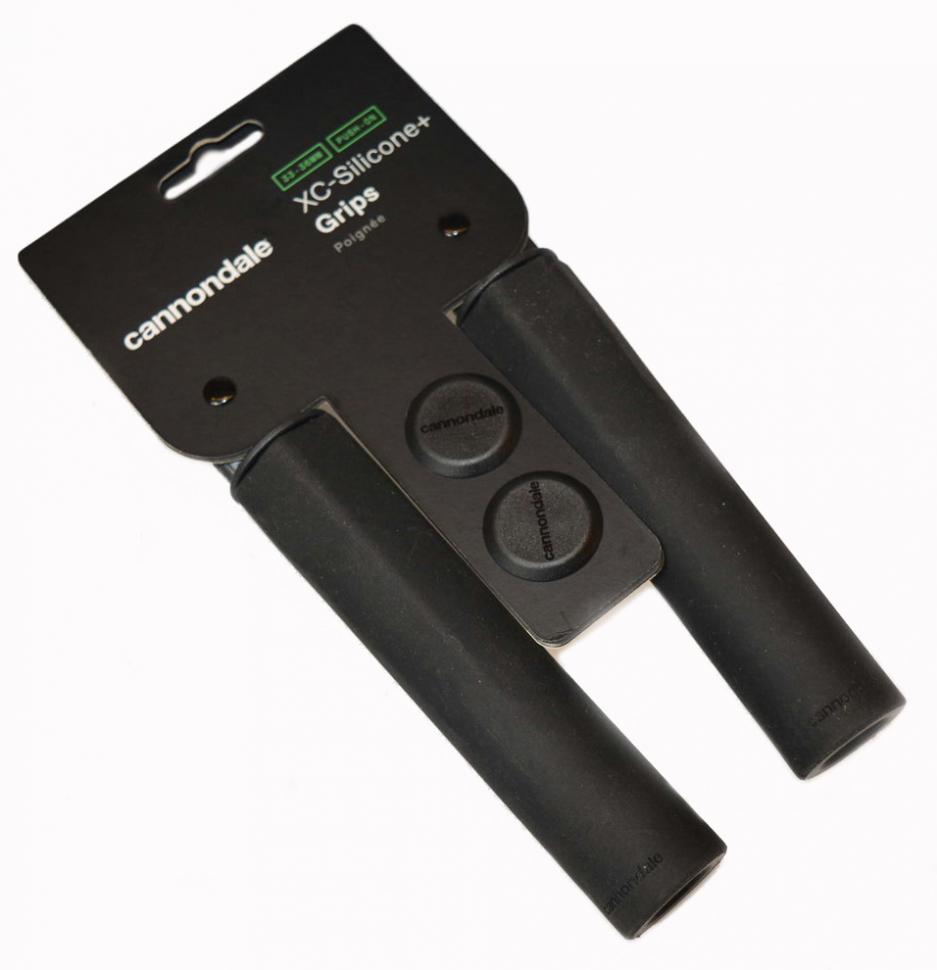 Грипсы Cannondale XC-Silicone, вспененный силикон, 135мм, черные Грипсы Cannondale XC-Silicone, вспененный силикон, 135мм, черные