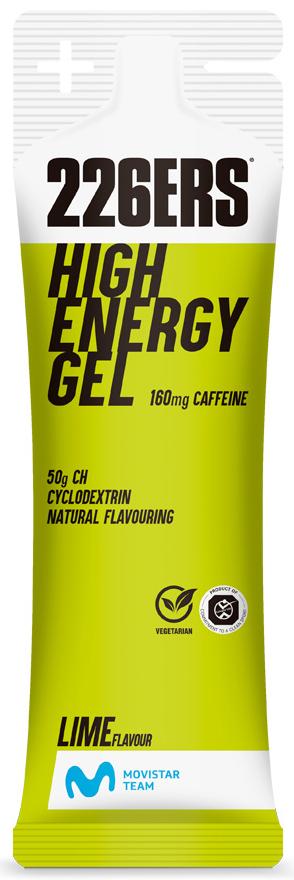 Гель 226ERS High Energy 50г углеводов 160мг кофеина лайм 76г 24шт/уп 1824г