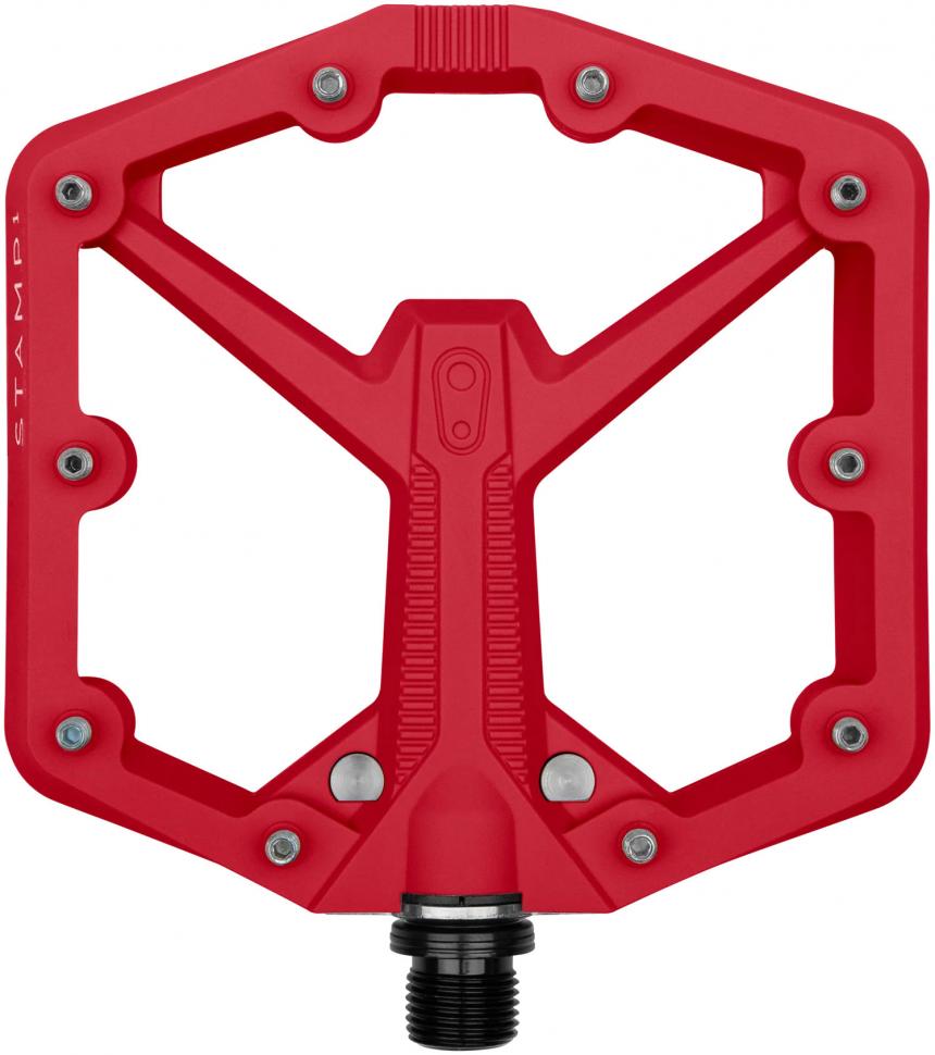 Педали Crankbrothers STAMP 1 (GEN. 2), размер S (37-43 eu), красные