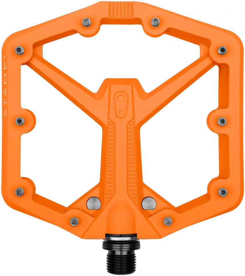 Педали Crankbrothers STAMP 1 (GEN. 2), размер S (37-43 eu), оранжевые