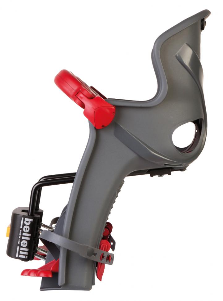 Сиденье пер. Bellelli Freccia B-fix до 15кг, темно-серое