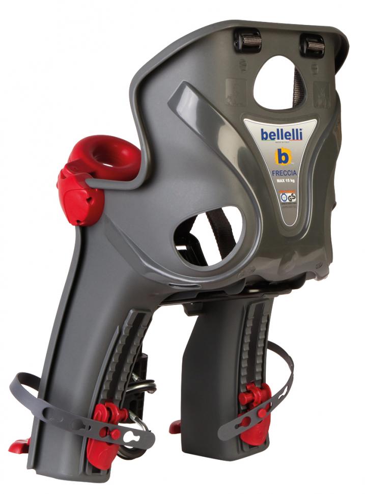 Сиденье пер. Bellelli Freccia B-fix до 15кг, темно-серое
