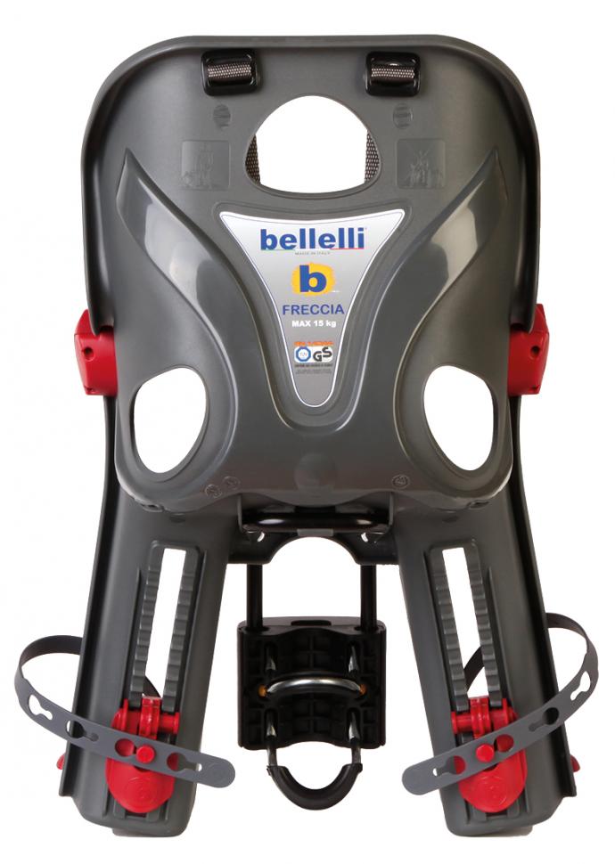 Сиденье пер. Bellelli Freccia B-fix до 15кг, темно-серое