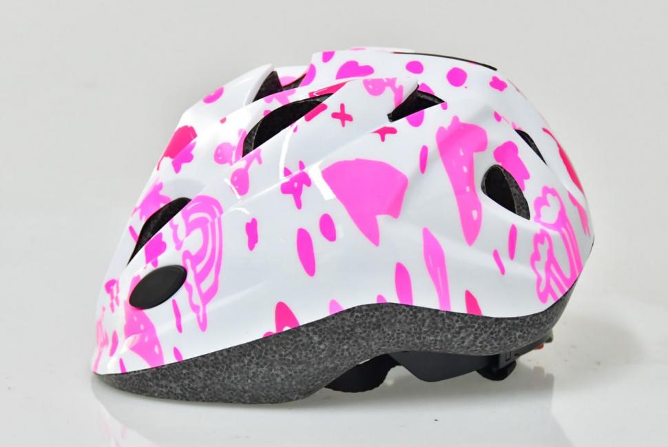 Шлем детский Green Cycle BLOOMY размер 48-52см бело-розовый Шлем детский Green Cycle BLOOMY размер 48-52см бело-розовый