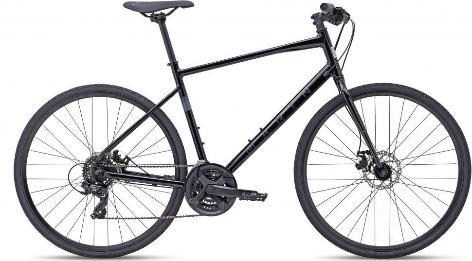 Велосипед 28" Marin Fairfax 1 рама - L 2024 Gloss Black/Black