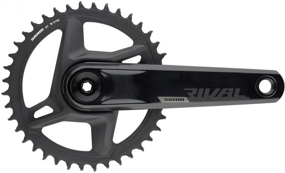 Комплект шатунов Sram RIVAL 1 DUB, 175мм, 42Т, черные (OEM)