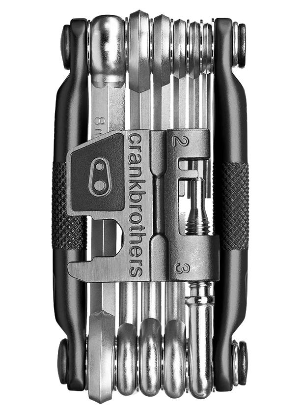 Мультитул Crankbrothers M17,  2/2.5/3/4/5/6/8мм, T5, Phillips #2, flat #2, ключ для спиц, выжимка цепи, черный