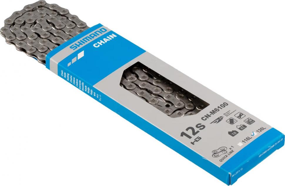 Цепь 138 зв. Shimano CN-M6100 DEORE, 12-ск., +QUICK-LINK (OEM, без...