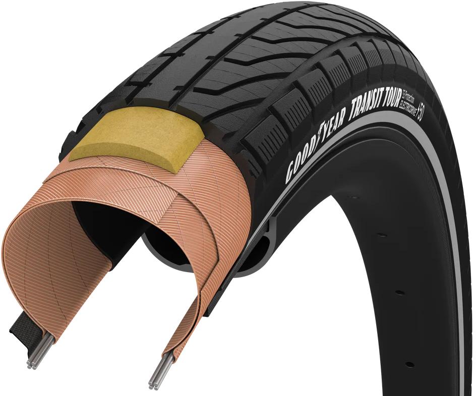 Покрышка 27.5x2.00 (50-584) GoodYear Transit Tour S3:Protection,...