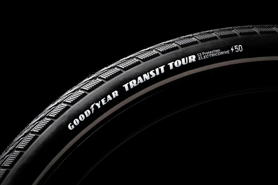 Покрышка 27.5x2.00 (50-584) GoodYear Transit Tour S3:Protection, Wire, Black + reflective strips, 60tpi