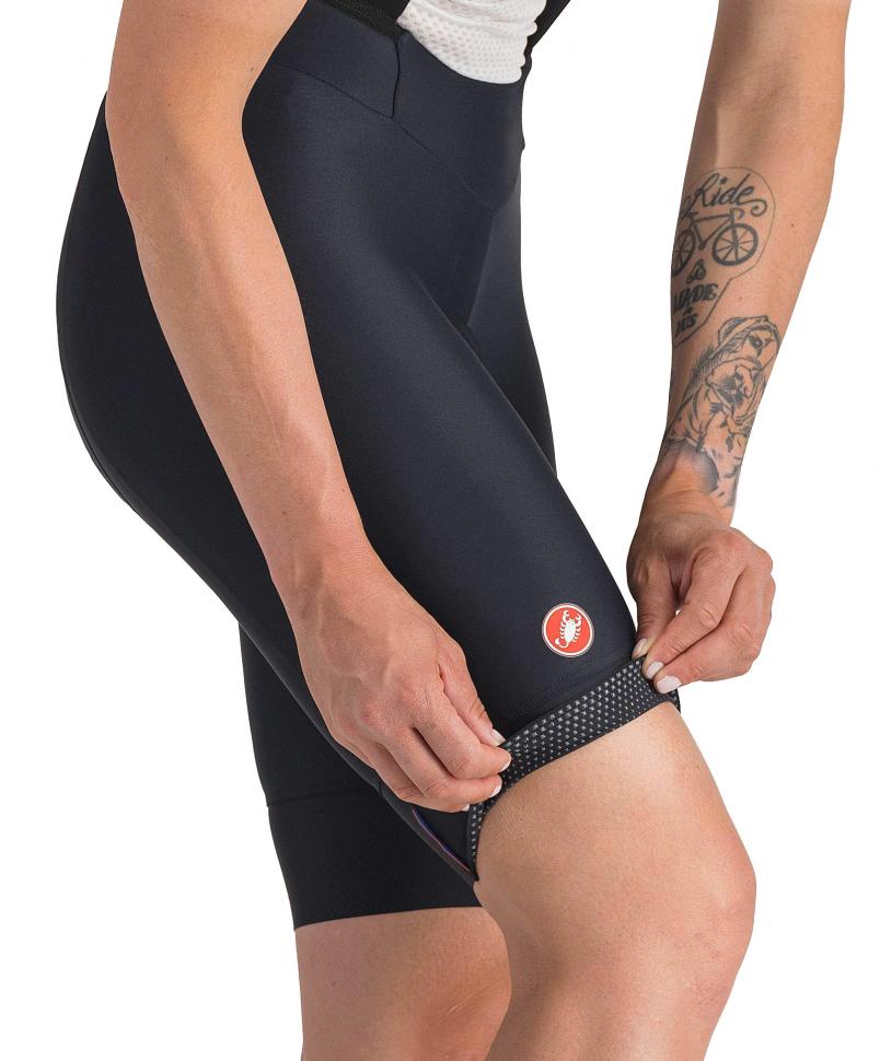 Велотрусы Castelli Prima 2 DT на лямках женские black L