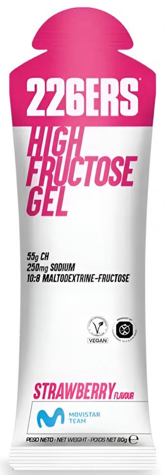 Гель 226ERS High Fructose 55г углеводов Клубника 80г 24шт/уп 1920г