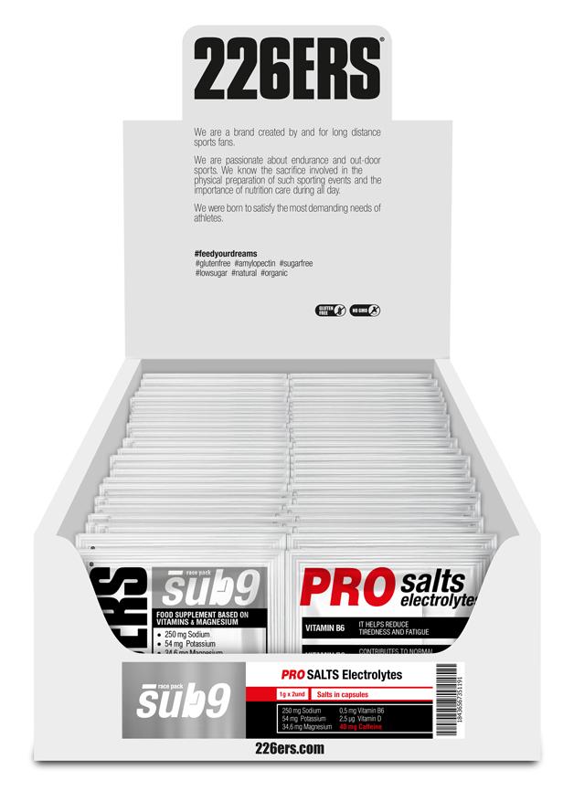 Солевые таблетки 226ERS Sub9 Pro Electrolytes с кофеином...