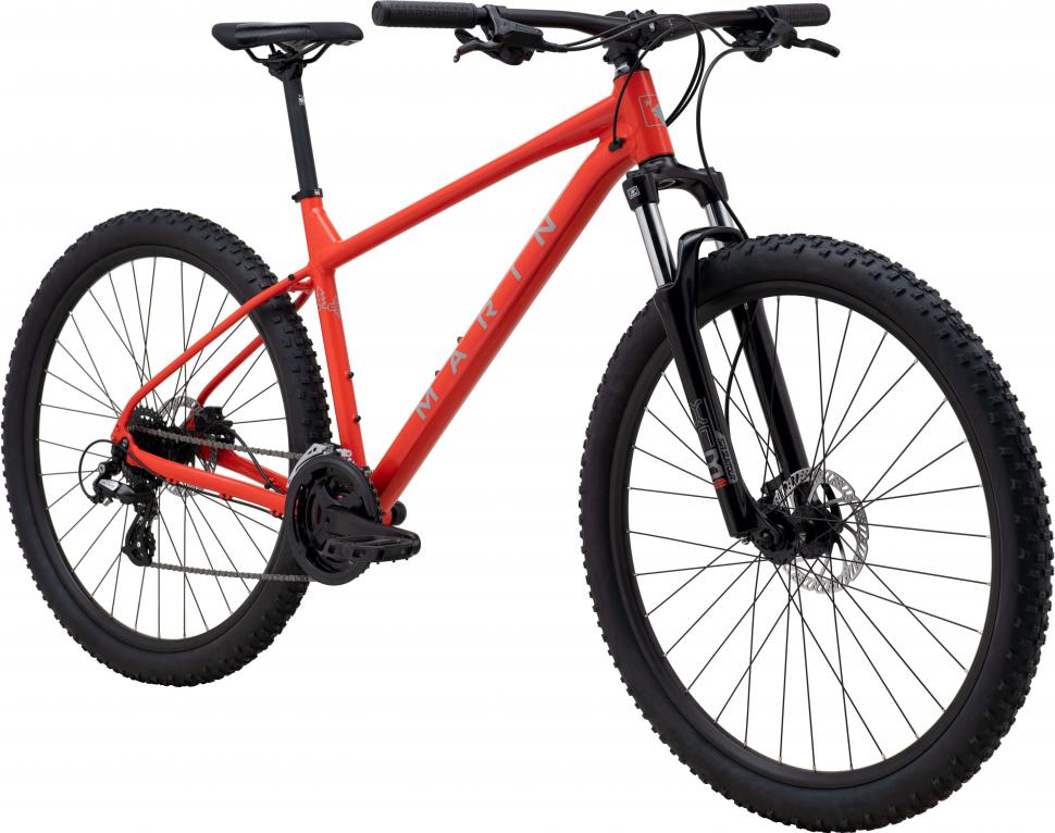 Велосипед 27,5" Marin BOLINAS RIDGE 1 рама - S 2026 Orange Black