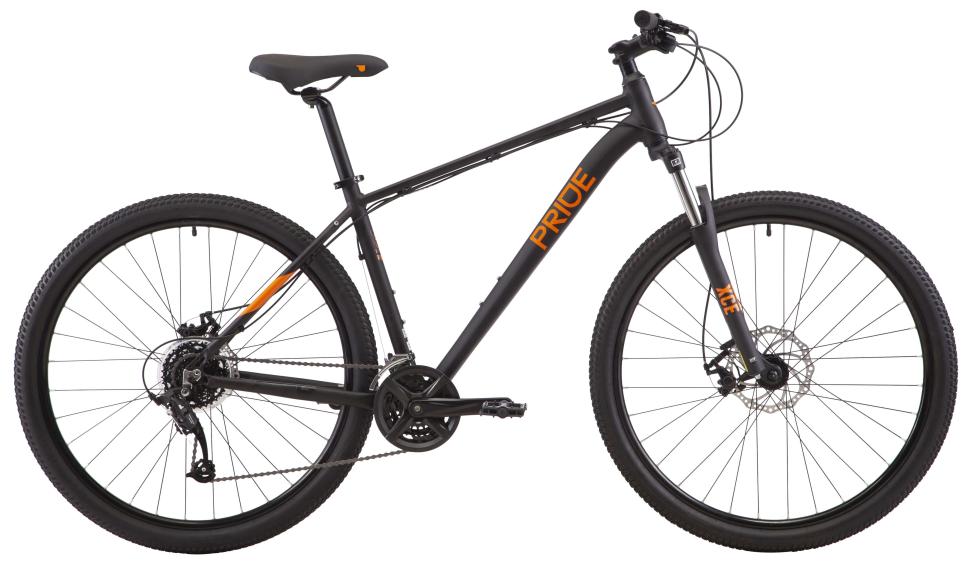 Велосипед 29" Pride MARVEL 9.2 рама - XL 2023 черный (задний и...