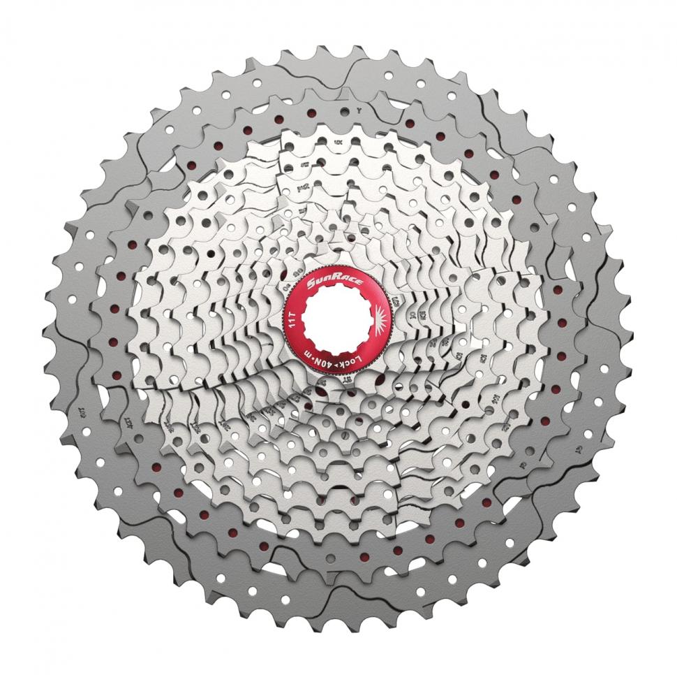 Кассета 12-k 11-51T SUN RACE MZ800 MTB алюминиевый паук, Metallic...