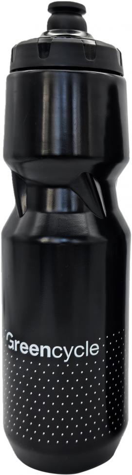 Фляга 1,0 Green Cycle GBT-520 с увеличенным клапаном, черная